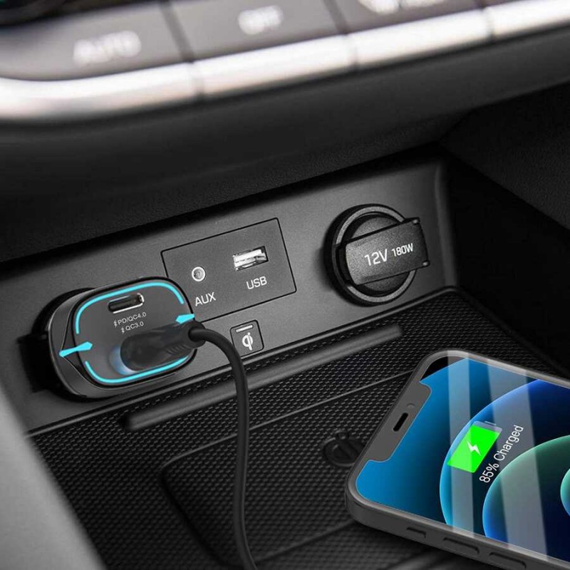 Bal-z Qgeem QG-CHAP03 Usb - PD 52.5W Araç Şarj Aleti
