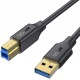 Qgeem QG-CVQ20 Usb Type-A To Usb Type-B Kablo 0.91M Qgeem QG-CVQ20 Usb Type-A To Usb Type-B Kablo 0.91M