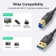 Qgeem QG-CVQ20 Usb Type-A To Usb Type-B Kablo 0.91M Qgeem QG-CVQ20 Usb Type-A To Usb Type-B Kablo 0.91M