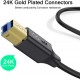 Qgeem QG-CVQ20 Usb Type-A To Usb Type-B Kablo 0.91M Qgeem QG-CVQ20 Usb Type-A To Usb Type-B Kablo 0.91M