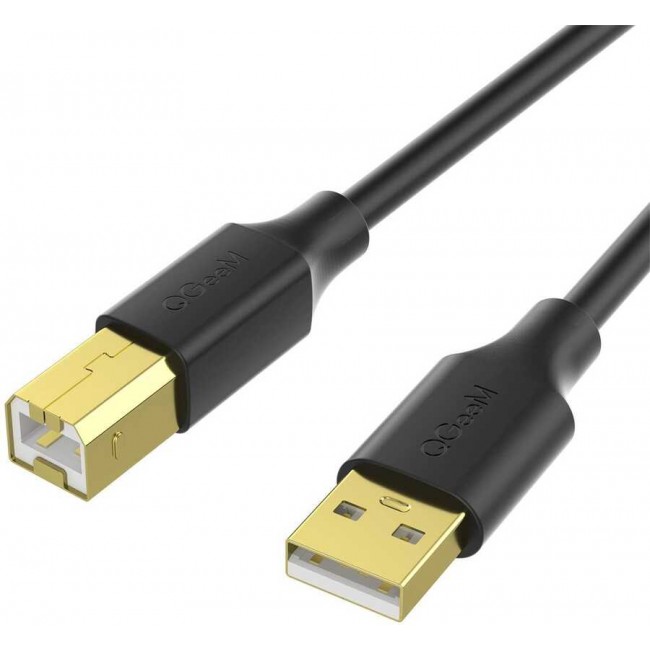 Qgeem QG-CVQ23 Usb Type-A To Usb Type-B Kablo 3.05M Qgeem QG-CVQ23 Usb Type-A To Usb Type-B Kablo 3.05M