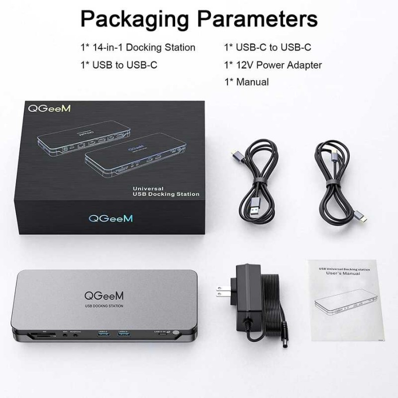 Bal-z Qgeem QG-D6908 Type-C Usb Hub