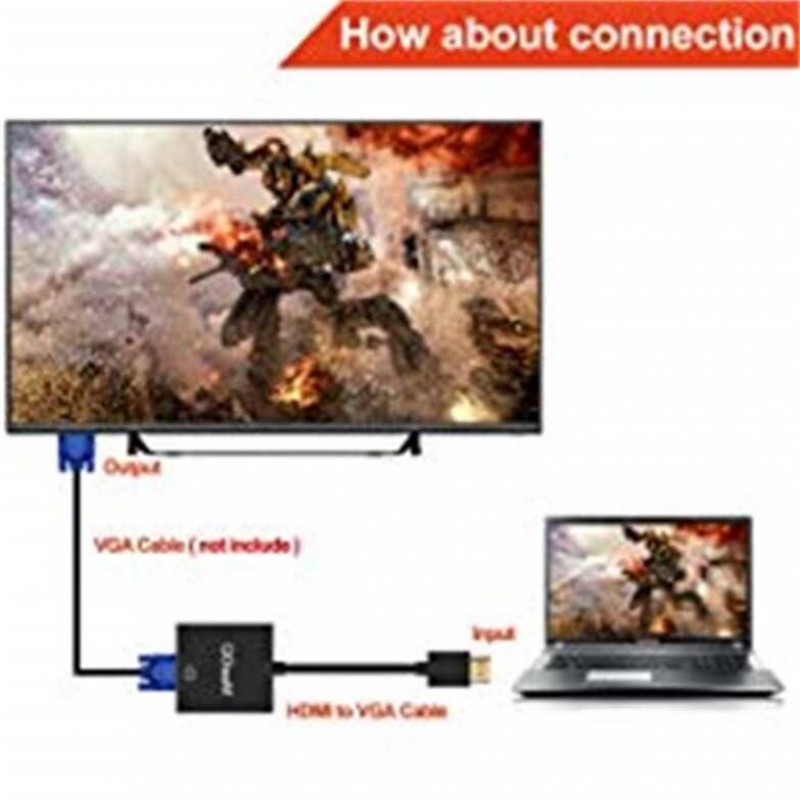 Bal-z Qgeem QG-HD04 HDMI To VGA Dönüştürücü