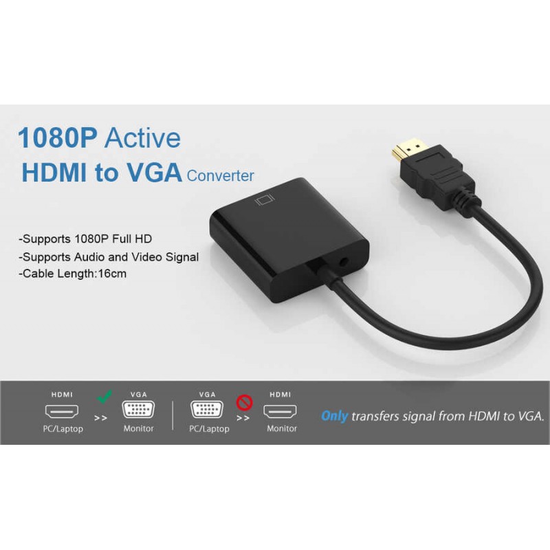 Bal-z Qgeem QG-HD07 HDMI To VGA Dönüştürücü