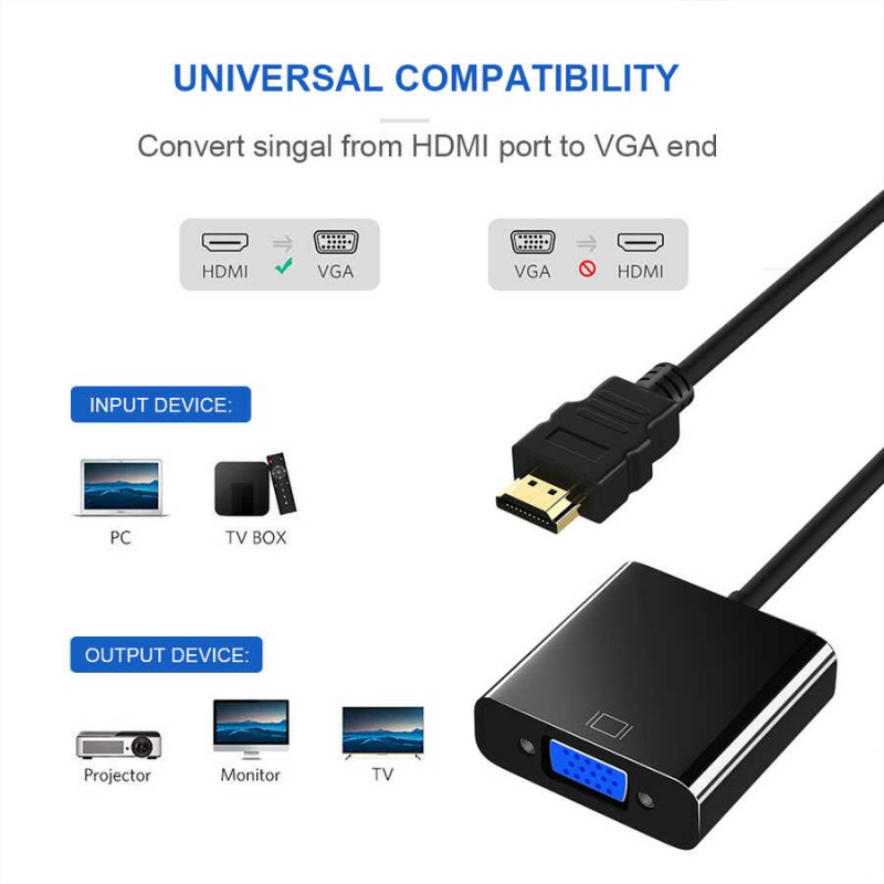 Bal-z Qgeem QG-HD07 HDMI To VGA Dönüştürücü