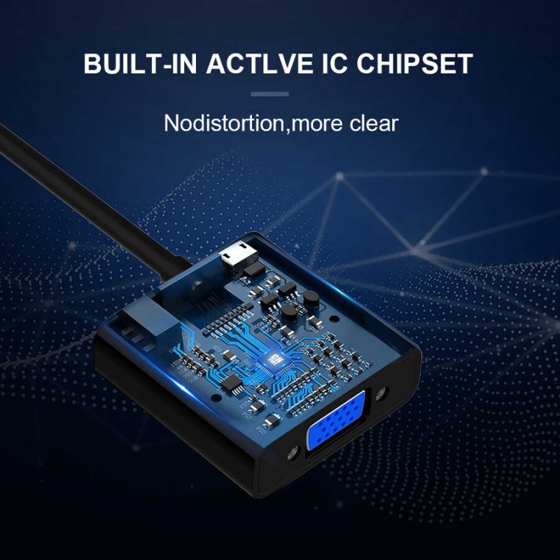 Bal-z Qgeem QG-HD07 HDMI To VGA Dönüştürücü