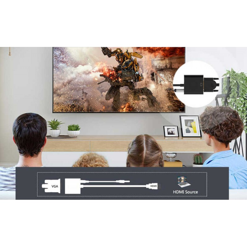 Bal-z Qgeem QG-HD08 HDMI To VGA Dönüştürücü