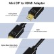 Qgeem QG-HD10 Mini Display Port To HDMI To Dönüştürücü Qgeem QG-HD10 Mini Display Port To HDMI To Dönüştürücü