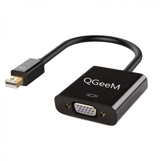 Qgeem QG-HD17 Mini Display Port To VGA Dönüştürücü Qgeem QG-HD17 Mini Display Port To VGA Dönüştürücü