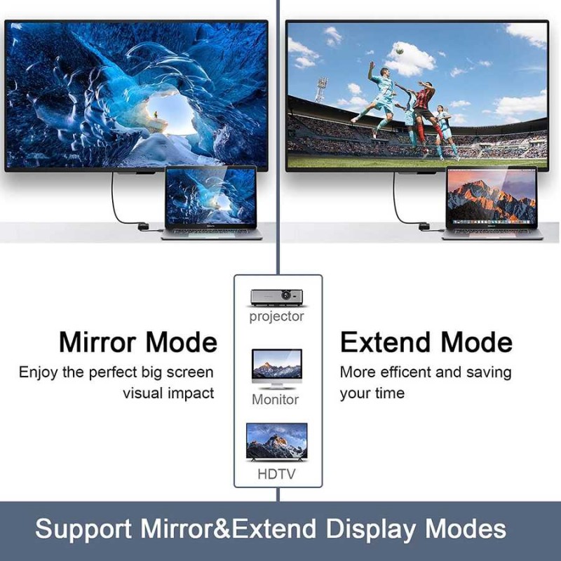 Bal-z Qgeem QG-HD17 Mini Display Port To VGA Dönüştürücü