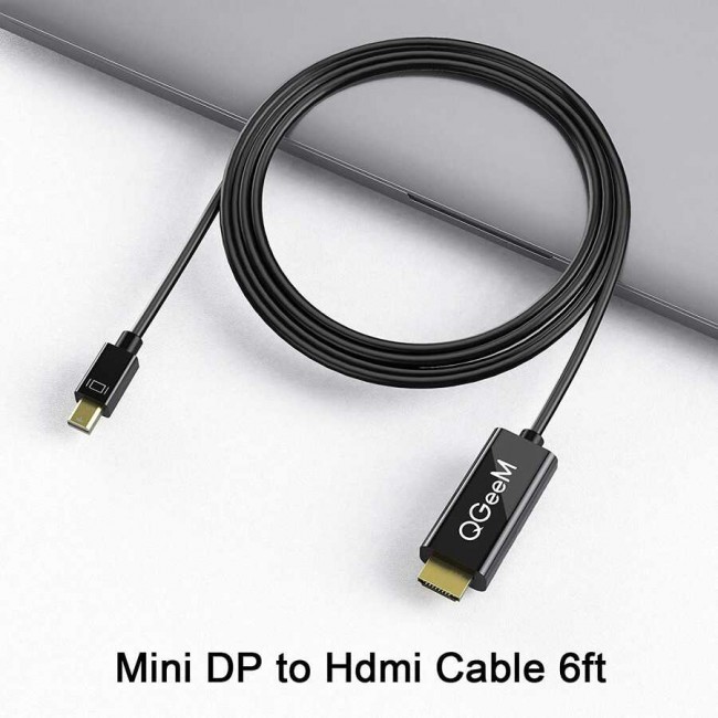 Qgeem QG-HD23 Mini Display Port To HDMI Kablo Qgeem QG-HD23 Mini Display Port To HDMI Kablo
