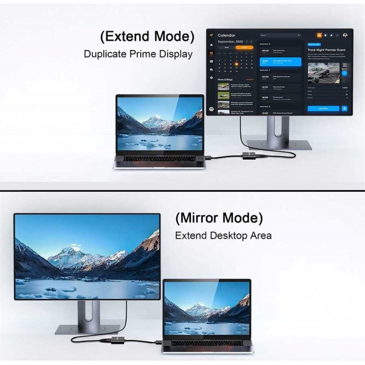 Qgeem QG-HD25 VGA To Display Port Dönüştürücü