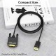 Qgeem QG-HD28 DVI To Display Port Kablo Qgeem QG-HD28 DVI To Display Port Kablo