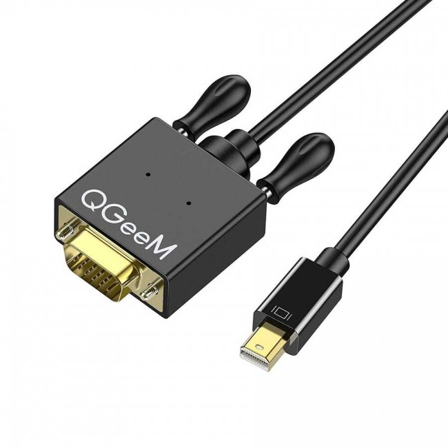 Qgeem QG-HD29 VGA To Mini Display Port Kablo Qgeem QG-HD29 VGA To Mini Display Port Kablo