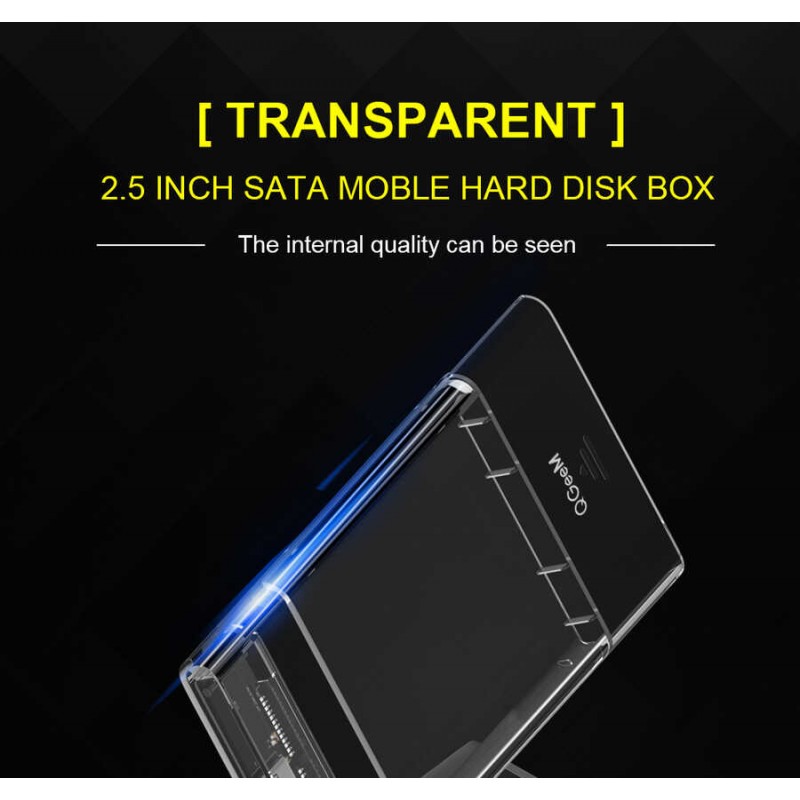 Bal-z Qgeem QG-ST05 2.5 inç Sata Harddisk Veri Aktarım Kutusu