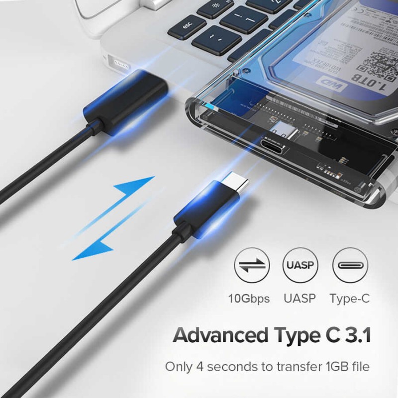 Bal-z Qgeem QG-ST05 2.5 inç Sata Harddisk Veri Aktarım Kutusu