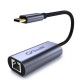 Qgeem QG-UA05 RJ45 to Type-C Süper Hızlı Ethernet Dönüştürücü Kablo 1000Mbps 11cm Qgeem QG-UA05 RJ45 to Type-C Süper Hızlı Ethernet Dönüştürücü Kablo 1000Mbps 11cm