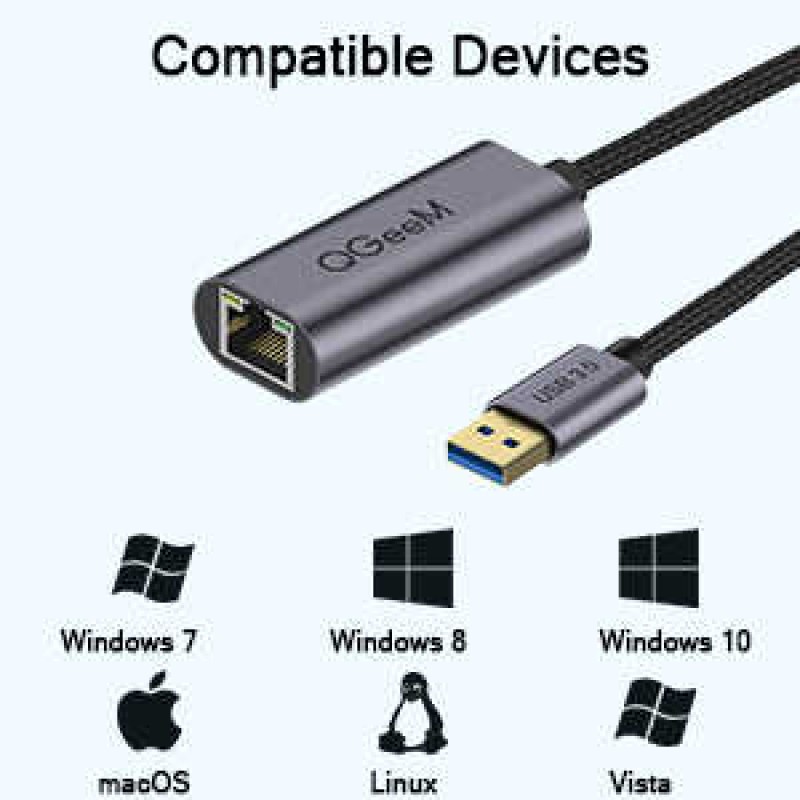 Bal-z Qgeem QG-UA05 Usb To RJ45 Dönüştürücü