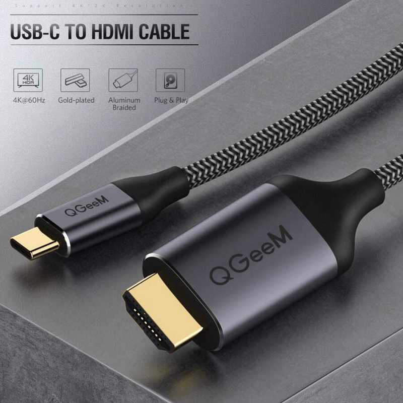 Bal-z Qgeem QG-UA09 Type-C To HDMI Kablo 3M