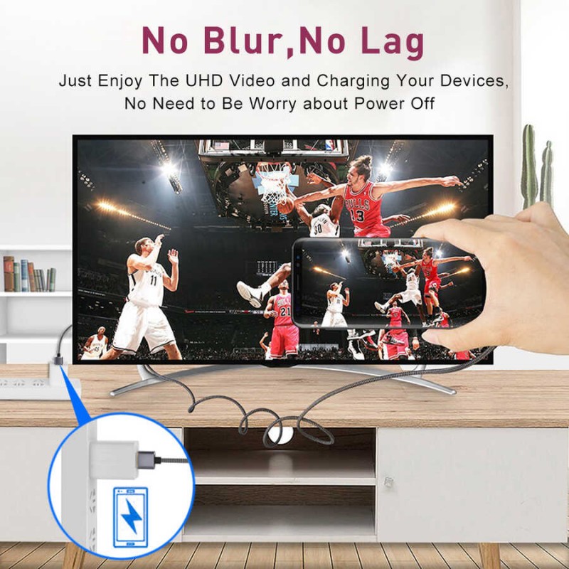 Bal-z Qgeem QG-UA12 Type-C To HDMI 2 in 1 Kablo