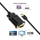 Qgeem QG-UA17 Type-C to VGA Adaptörü Yüksek Çözünürlüklü Dönüştürücü Kablo 1080p 60Hz 1.2 metre Qgeem QG-UA17 Type-C to VGA Adaptörü Yüksek Çözünürlüklü Dönüştürücü Kablo 1080p 60Hz 1.2 metre