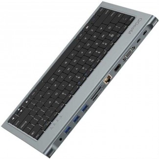 Qgeem QG-UH-11-2 Type-C Hub Klavye Qgeem QG-UH-11-2 Type-C Hub Klavye