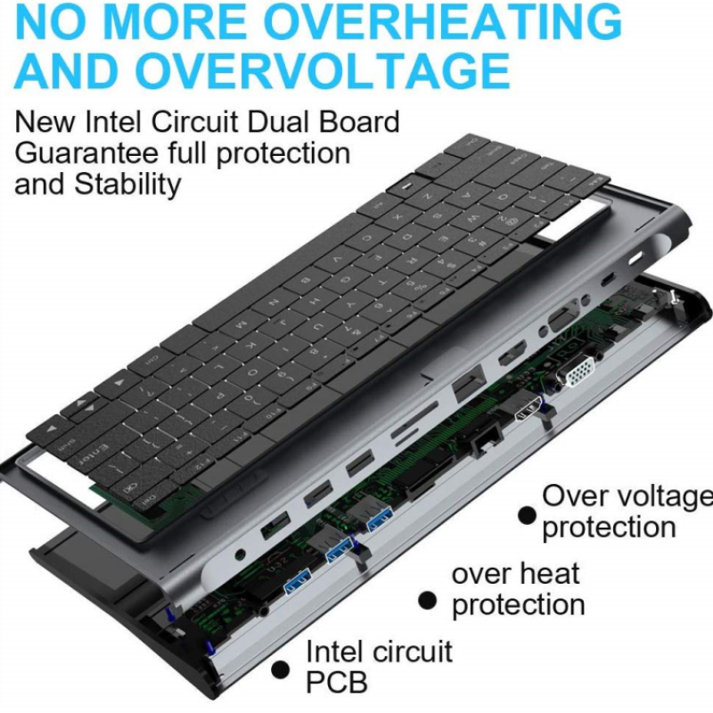 Bal-z Qgeem QG-UH-11-2 Type-C Hub Klavye
