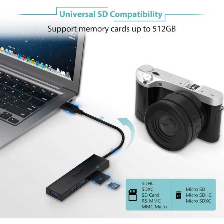 Qgeem QG-UH05 Usb Hub 0.2M