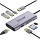 Qgeem QG-UH07-A Type-C Çoğaltıcı ve Dönüştürücü Hub Usb 3.0 HDMI 4K SD Kart 85W 5120Mbps Qgeem QG-UH07-A Type-C Çoğaltıcı ve Dönüştürücü Hub Usb 3.0 HDMI 4K SD Kart 85W 5120Mbps