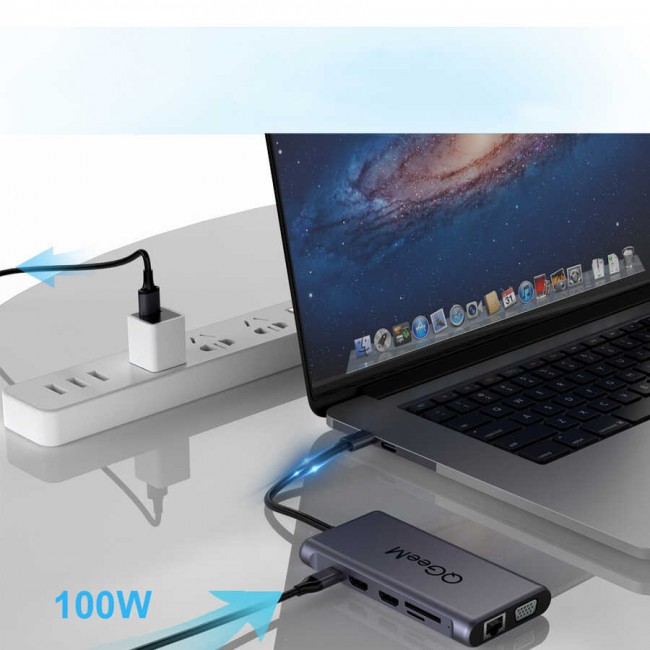 Qgeem QG-UH12-V 12 in 1 Usb Hub Qgeem QG-UH12-V 12 in 1 Usb Hub