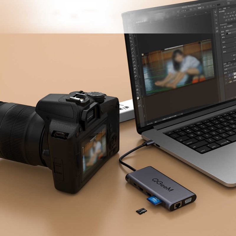 Bal-z Qgeem QG-UH12-V 12 in 1 Usb Hub