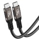 Qgeem QG01 Type-C to Type-C USB4 PD Data Kablosu 240W 40Gbps 8K@60Hz 0.5 Metre Qgeem QG01 Type-C to Type-C USB4 PD Data Kablosu 240W 40Gbps 8K@60Hz 0.5 Metre