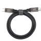 Qgeem QG02 Type-C to Type-C PD3.1 Data Kablosu 240W 480Mbps 1 Metre Qgeem QG02 Type-C to Type-C PD3.1 Data Kablosu 240W 480Mbps 1 Metre