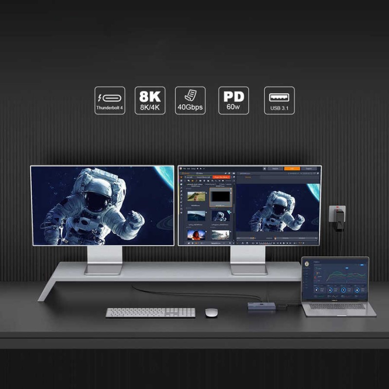 Bal-z Qgeem T4803 Thunderbolt 4 Mini Dock