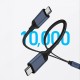 Qgeem Type-C to Type-C 2in1 Data Kablosu 140W 480Mbps 1.2M Qgeem Type-C to Type-C 2in1 Data Kablosu 140W 480Mbps 1.2M
