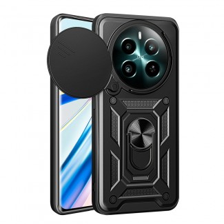 Realme 12 Kılıf Magnetik Standlı Kamera Korumalı Zore Sürgülü Vega Kapak Realme 12 Kılıf Magnetik Standlı Kamera Korumalı Zore Sürgülü Vega Kapak