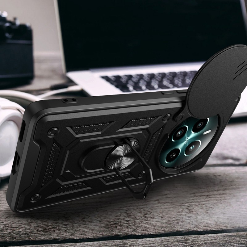 Bal-z Realme 12 Kılıf Magnetik Standlı Kamera Korumalı  Sürgülü Vega Kapak