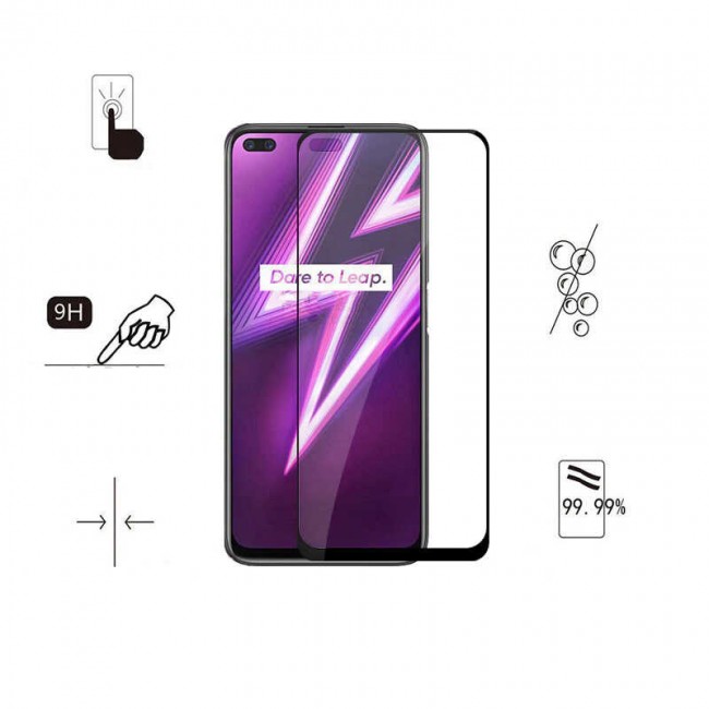 Realme 6 Pro Zore Kenarları Kırılmaya Dayanıklı Cam Ekran Koruyucu Realme 6 Pro Zore Kenarları Kırılmaya Dayanıklı Cam Ekran Koruyucu