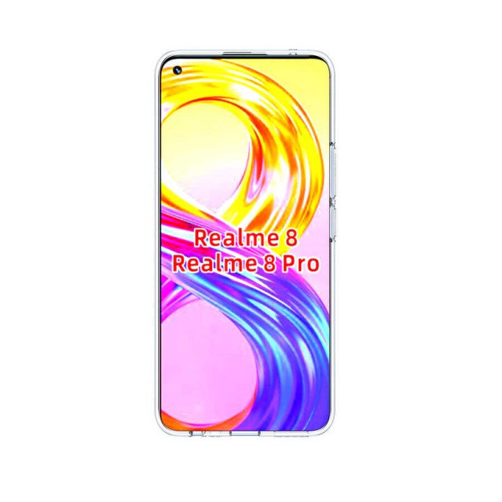 Realme 8 Kılıf Zore Süper Silikon Kapak