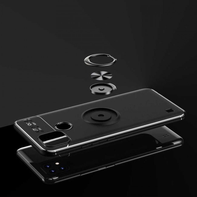 Realme C21 Kılıf Zore Ravel Silikon Kapak Realme C21 Kılıf Zore Ravel Silikon Kapak