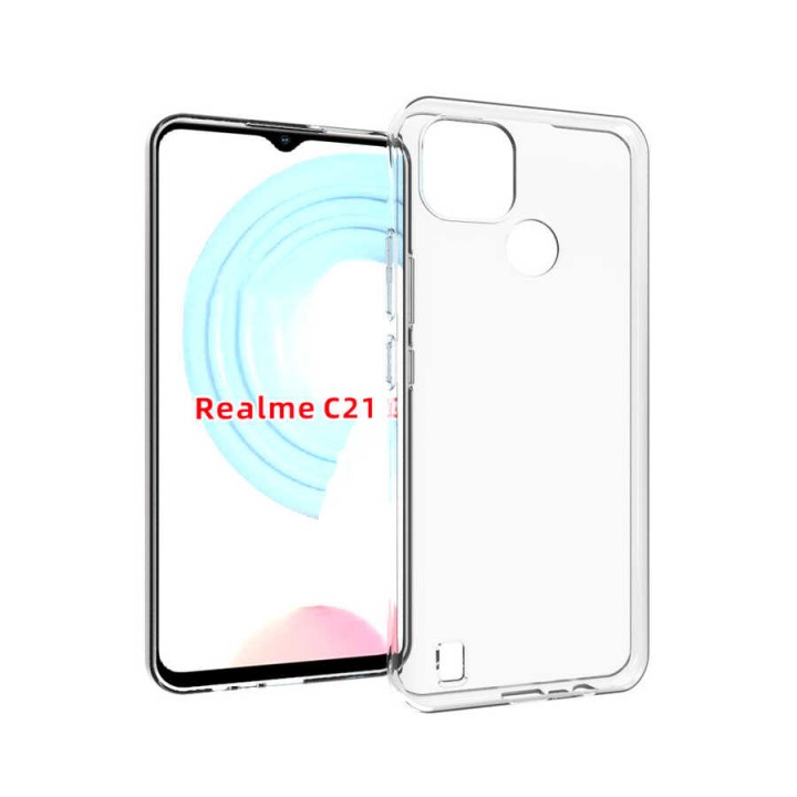 Realme C21 Kılıf Zore Süper Silikon Kapak