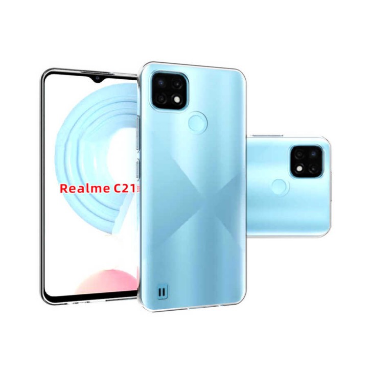 Realme C21 Kılıf Zore Süper Silikon Kapak