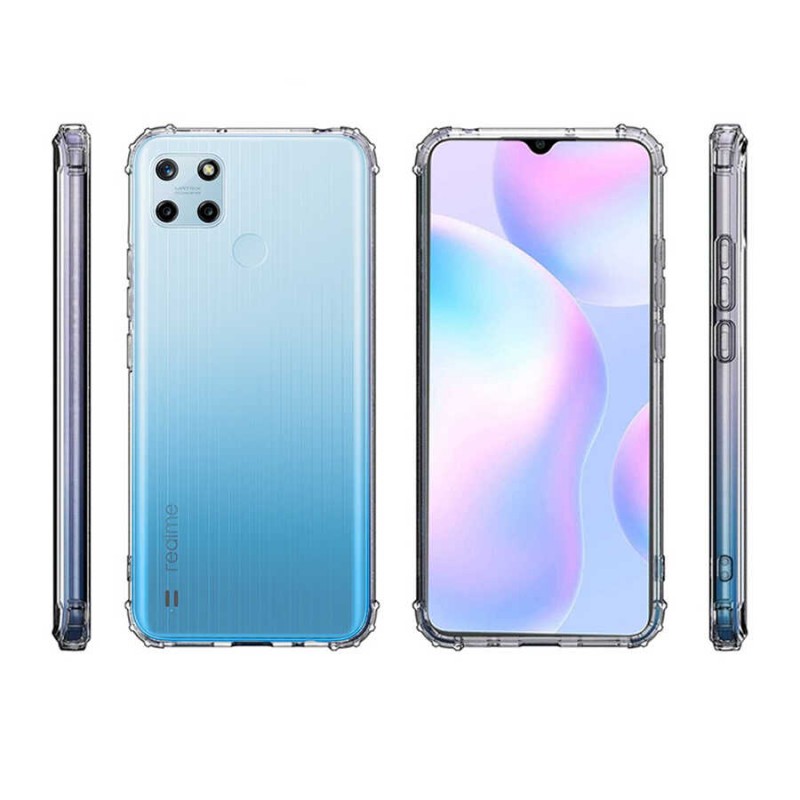 Bal-z Realme C21Y Kılıf  2mm Anti Shock Silikon