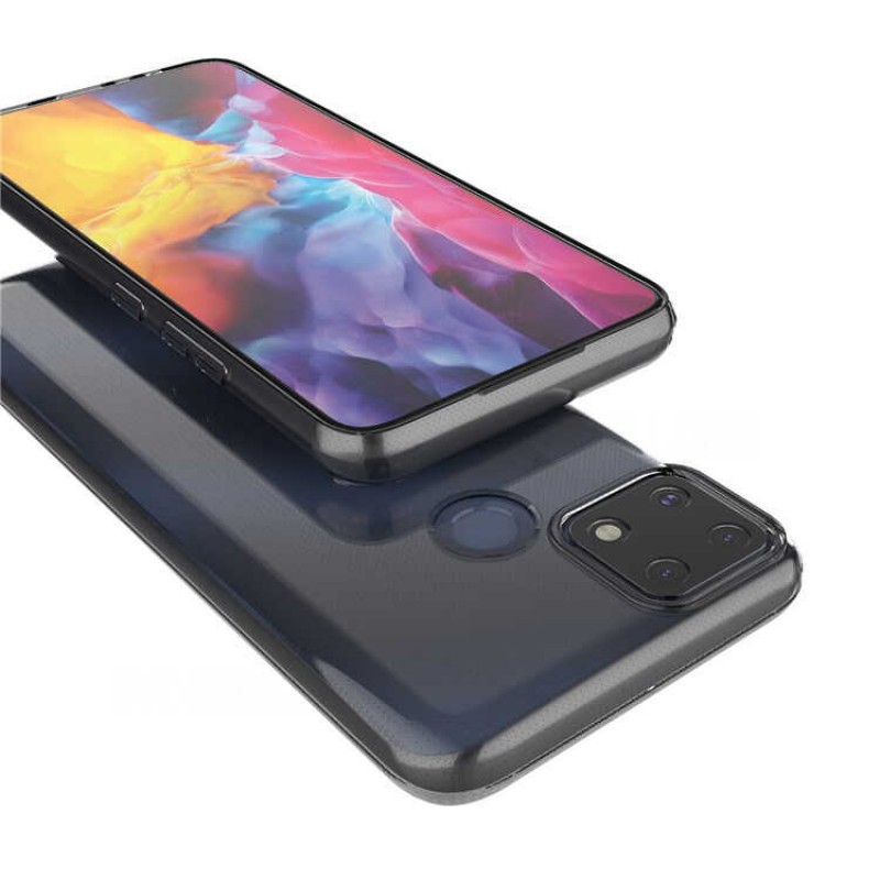 Bal-z Realme C25 Kılıf  Kamera Korumalı Süper Silikon Kapak