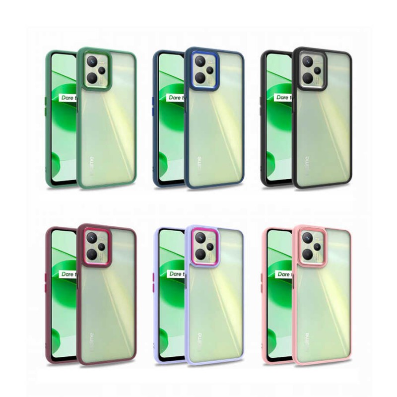 Bal-z Realme C35 Kılıf  Flora Kapak