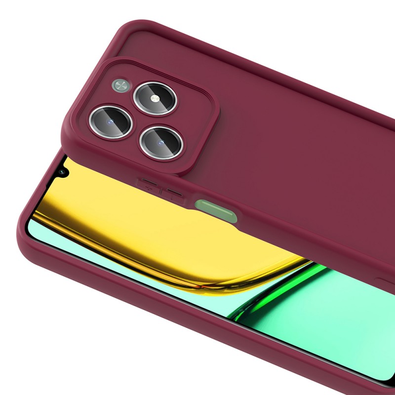 Bal-z Realme C61 Kılıf Kamera Korumalı Zore Ananas Kapak