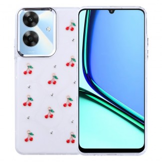 Realme Note 60 Kılıf Airbag Tasarımlı Simli Şeffaf Zore Kutup Kapak Realme Note 60 Kılıf Airbag Tasarımlı Simli Şeffaf Zore Kutup Kapak