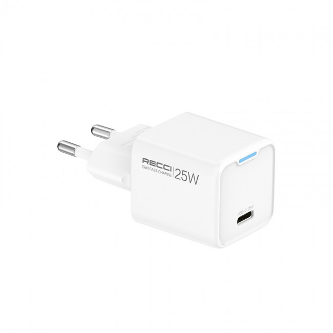 Recci RC106E GaN Teknolojili Hızlı Şarj Başlığı Type-C to Type-C PD 25W Kablolu Şarj Seti Recci RC106E GaN Teknolojili Hızlı Şarj Başlığı Type-C to Type-C PD 25W Kablolu Şarj Seti