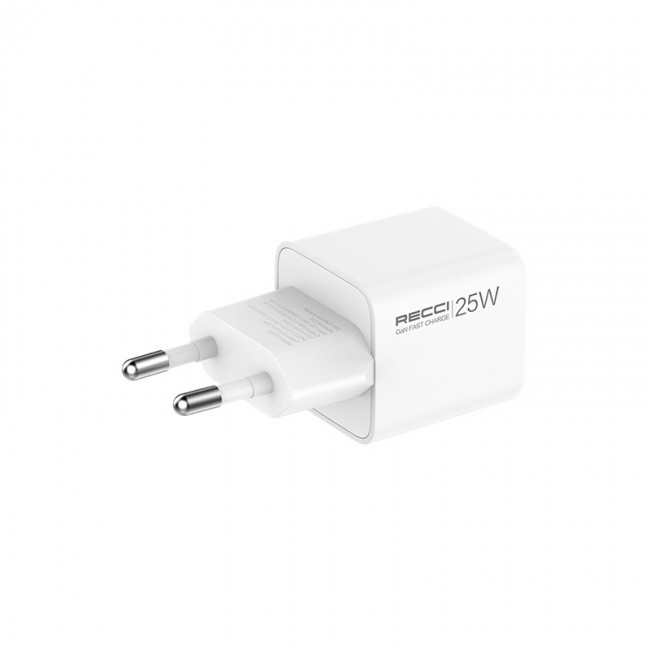 Recci RC106E GaN Teknolojili Hızlı Şarj Başlığı Type-C to Type-C PD 25W Kablolu Şarj Seti Recci RC106E GaN Teknolojili Hızlı Şarj Başlığı Type-C to Type-C PD 25W Kablolu Şarj Seti