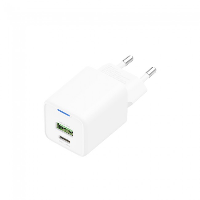 Recci RC107E Type-C PD & USB-A GaN Teknolojili Hızlı Şarj Başlığı 30W Recci RC107E Type-C PD & USB-A GaN Teknolojili Hızlı Şarj Başlığı 30W